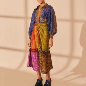 Farm Rio multicolor banana dress